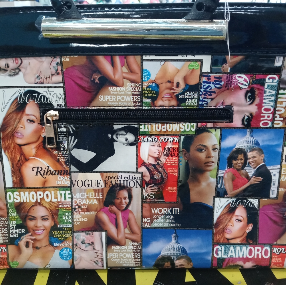 Magazine cover purse